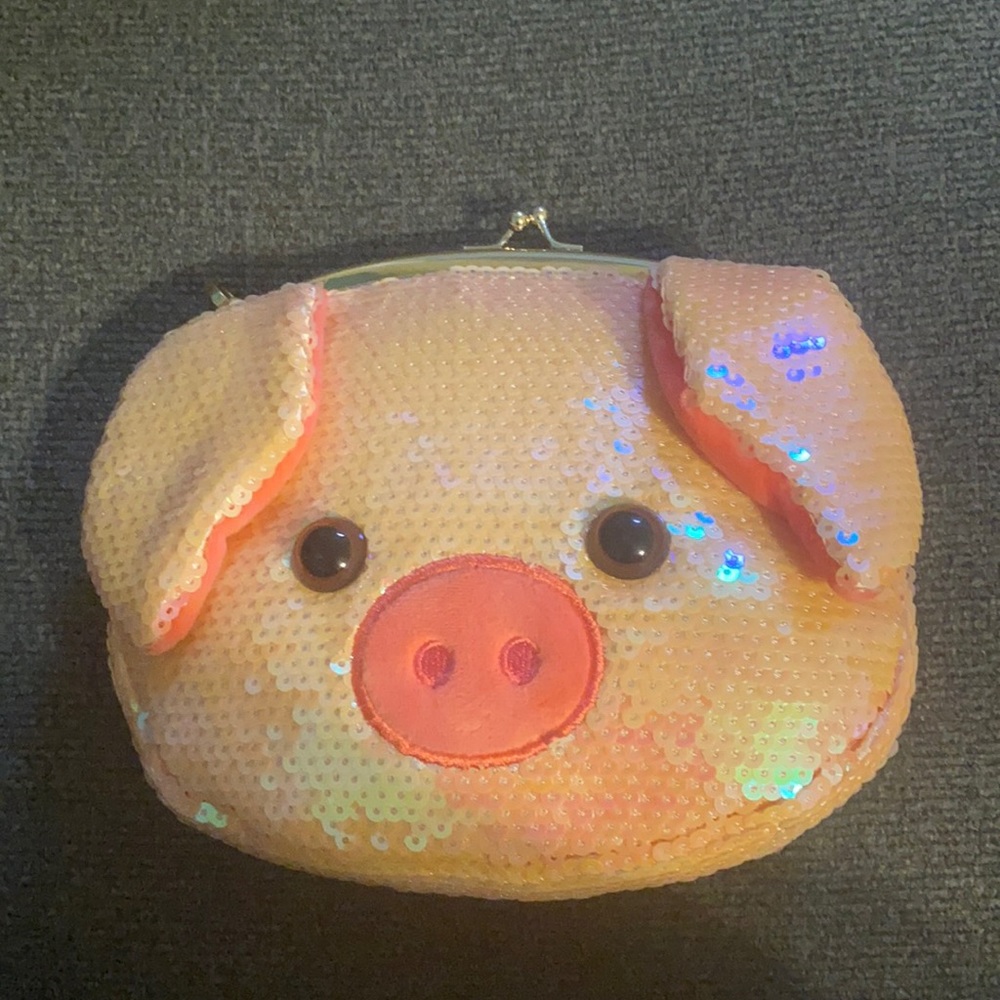 ⭐️ Sequin Pig Purse ⭐️